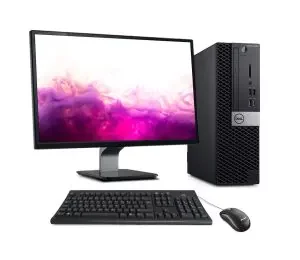 Refurbished Dell OptiPlex 5060 SFF Desktop Bundle – 16 GB RAM